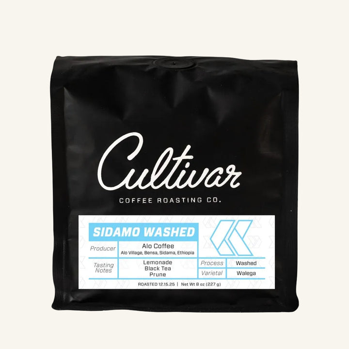 Retail bag of Cultivar Coffee Roasting Co.&